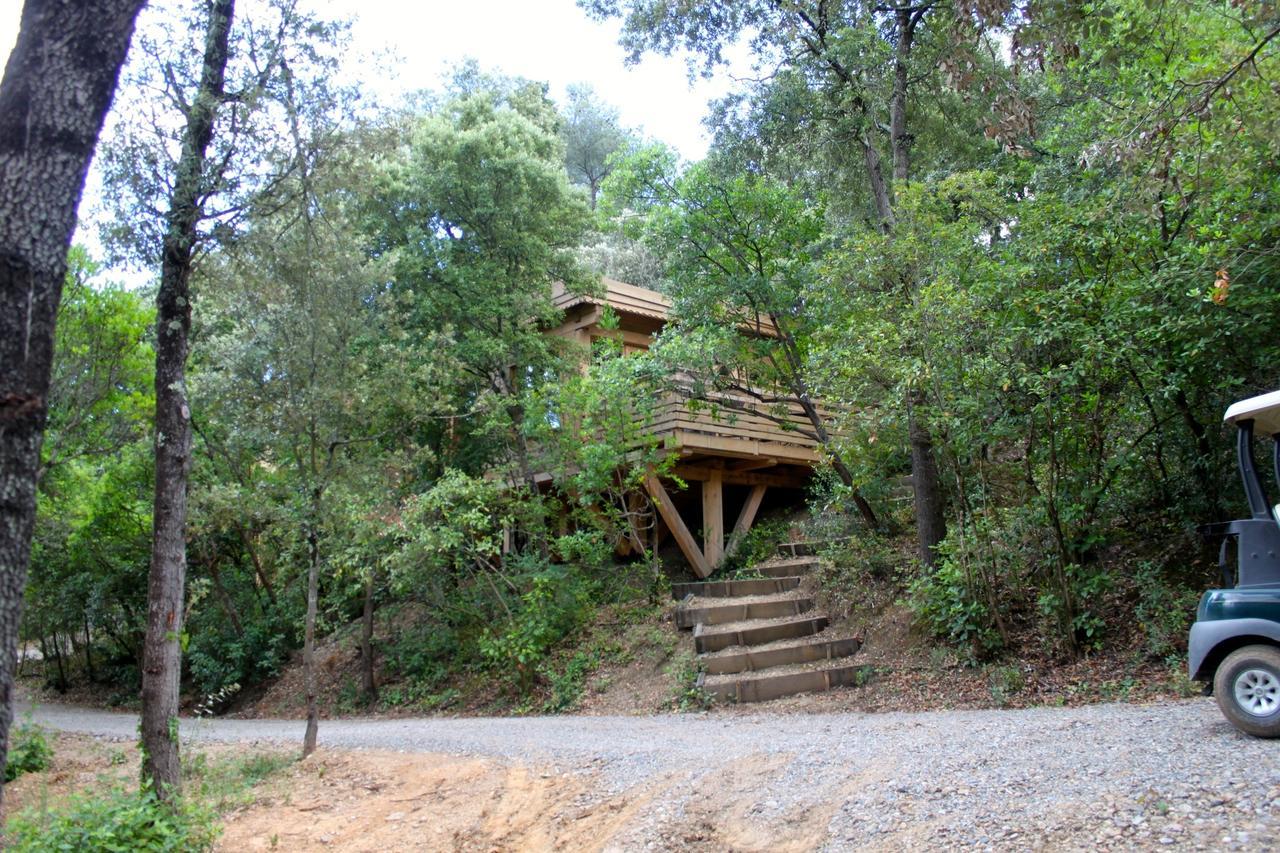 Les Cabanes Dans Les Bois Logis Hotel Villedubert エクステリア 写真