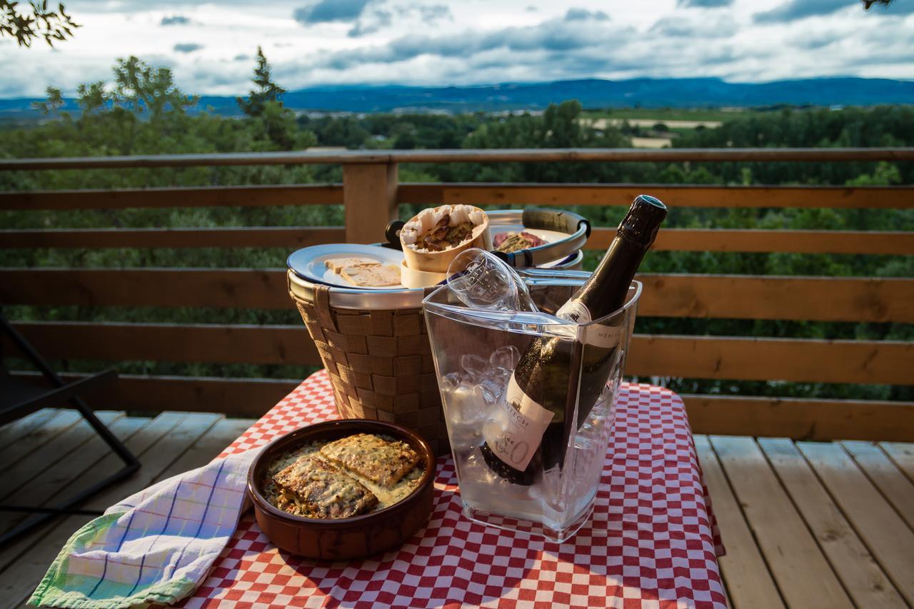 Les Cabanes Dans Les Bois Logis Hotel Villedubert エクステリア 写真