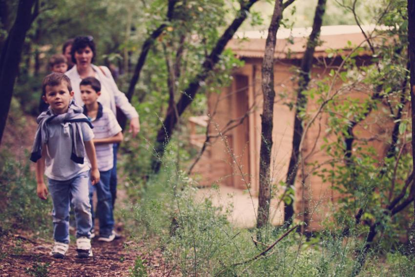 Les Cabanes Dans Les Bois Logis Hotel Villedubert エクステリア 写真